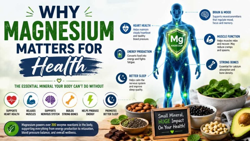Essential cellular benefits of magnesium-rich foods