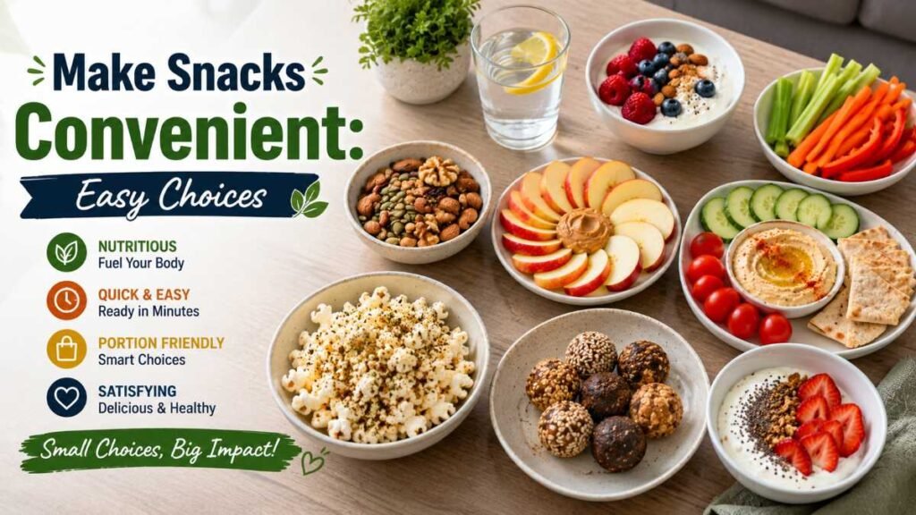Easy and quick healthy snacks to make at home