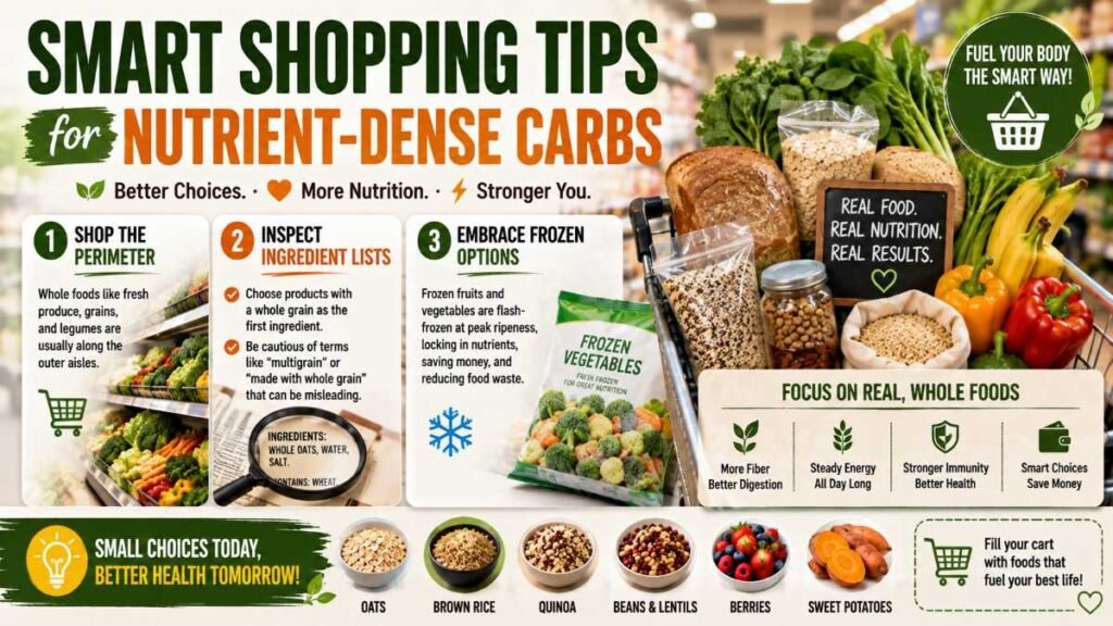 Fresh produce aisle and outer perimeter shopping