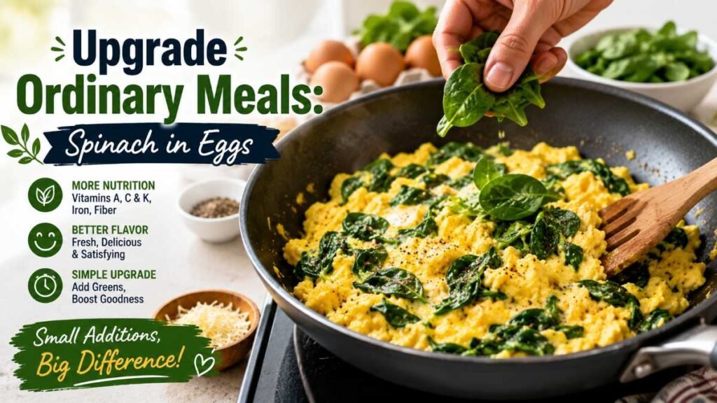 Upgrading simple daily meals into healthy foods to make at home