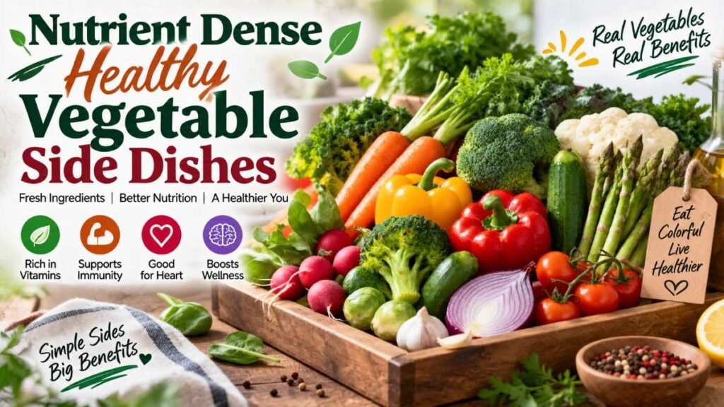 Fresh colorful broccoli, sweet potatoes, and kale prepared for healthy vegetable side dishes