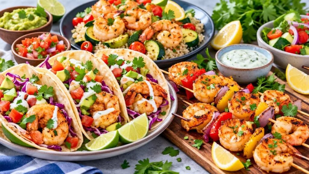 Easy meal ideas featuring healthy shrimp dinner recipes