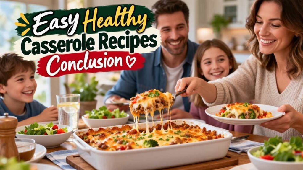 Serving warm slice from one of the best healthy casserole recipes
